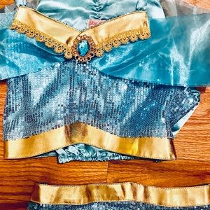 Genie Costume Blue Girls 7-8